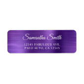 Elegant Script Metallic Amethyst (Vorne)