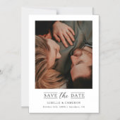 Elegant Script Photo Save the Date Magnet (Vorderseite)