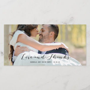 ELEGANT SCRIPT VIELEN DANK FÜR IHRE FOTOKARTE DANKESKARTE