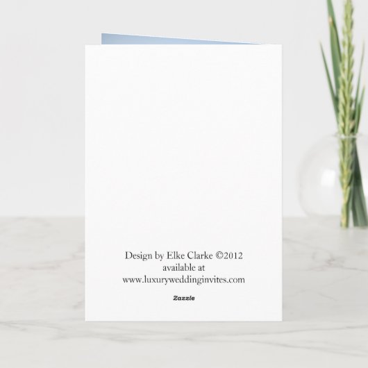 ELEGANT SCRIPT | WEDD FOTO DANKEN SIE KARTE (Rückseite)