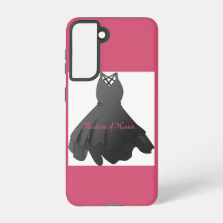 Elegant Script Wedding Dress Matron of Honor Samsung Galaxy Hülle
