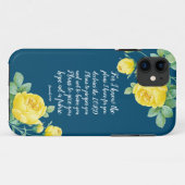 Elegant Scripture Jeremiah 29:11 Case-Mate iPhone Hülle (Rückseite (Horizontal))