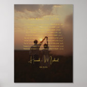 Elegant Scriptures | Begrüßung des Fotos Foliendrucke (Vorderseite)