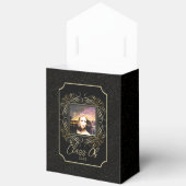 Elegant Scroll + Gold Dots Congratulation Class of Geschenkschachtel (Offen)