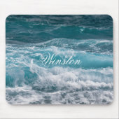 Elegant Sea Wave Pattern Personalized Mouse Pad Mousepad (Vorne)