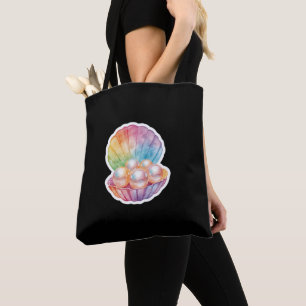 Elegant Seashell Tote Bag Stilvolle Strandgeschenk Tasche
