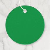 Elegant Season's Grußskript Geschenkanhänger (Rückseite)