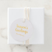 Elegant Season's Grußskript Geschenkanhänger (Mit Box)