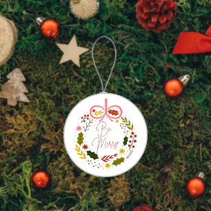 Elegant sein fröhliches Geschäft Ornament Karte