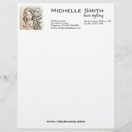 Elegant Sepia Chic Wavy Frisur Extensions Briefbogen