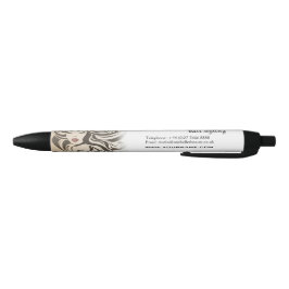 Elegant Sepia Chic Wavy Frisur Extensions Kugelschreiber