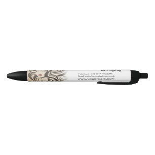 Elegant Sepia Chic Wavy Frisur Extensions Kugelschreiber