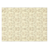 Elegant Sepia Tan Floral Pattern Tischdecke (Vorderseite (Horizontal))
