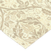Elegant Sepia Tan Floral Pattern Tischdecke (Schrägansicht)