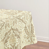 Elegant Sepia Tan Floral Pattern Tischdecke (Beispiel)