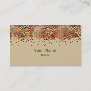 Elegant Sequins Hologram Visitenkarte