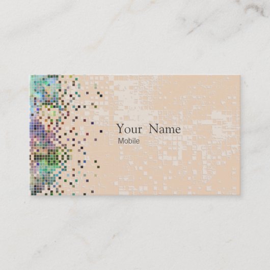 Elegant Sequins Visitenkarte (Vorderseite)