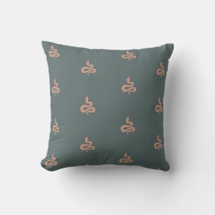 Elegant Serpent Motif Kissen