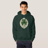 Elegant Shamrock St Patrick’s Day - Moletons Hoodie (Vorne ganz)
