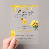 Elegant She fand ihr Honey Bee Brautparty Acryleinladungen (Insitu (Handheld))