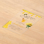 Elegant She fand ihr Honey Bee Brautparty Acryleinladungen (Ablage )
