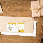 Elegant She fand ihr Honey Bee Brautparty Adressaufkleber
