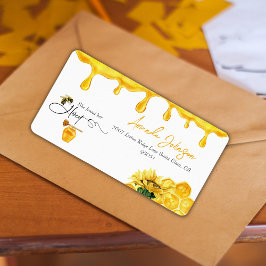 Elegant She fand ihr Honey Bee Brautparty Adressaufkleber