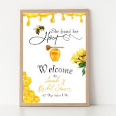 Elegant She fand ihr Honey Bee Brautparty Poster