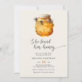 Elegant She fand ihr Honey-Brautparty Einladung (Vorderseite)