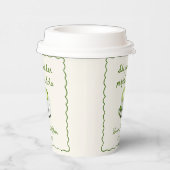 Elegant She fand ihr perfektes Matcha-Brautparty Pappbecher (Rechts)