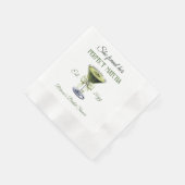 Elegant She fand ihr perfektes Matcha-Brautparty Serviette (Ecke)