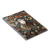 Elegant Sheep William Morris Floral Notizblock (Rechte Seite)
