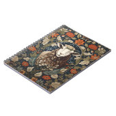 Elegant Sheep William Morris Floral Notizblock (Linke Seite)