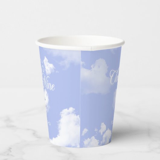 Elegant She's on Cloud Nine Brautparty Party Pappbecher (Rechts)