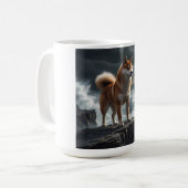 Elegant Shiba Inu Coffee Tasse (Vorderseite Links)