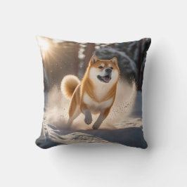 Elegant Shiba Inu Throw Kissen