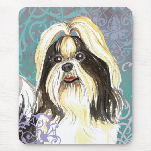 Elegant Shih Tzu Mouse Pad Mousepad (Vorne)