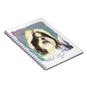 Elegant Shih Tzu-Notebook Notizblock (Rechte Seite)