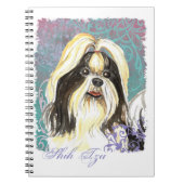 Elegant Shih Tzu-Notebook Notizblock (Vorderseite)