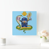 Elegant Shivlingam Clock – Divine Timepiece for Sp Quadratische Wanduhr (Zuhause)