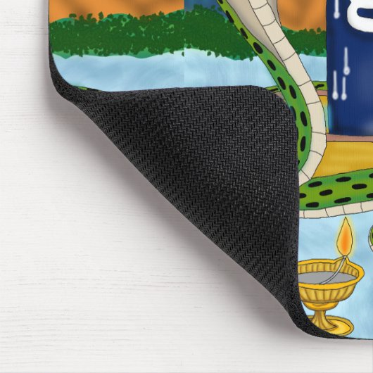 Elegant Shivlingam Mouse Pad for Spiritual Vibes Mousepad (Ecke)