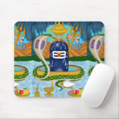 Elegant Shivlingam Mouse Pad for Spiritual Vibes Mousepad (Mit Mouse)