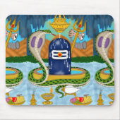 Elegant Shivlingam Mouse Pad for Spiritual Vibes Mousepad (Vorne)