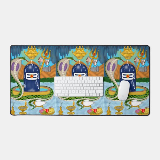 Elegant Shivlingam Mouse Pad for Spiritual Vibes Schreibtischunterlage (Tastatur & Maus)