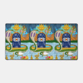 Elegant Shivlingam Mouse Pad for Spiritual Vibes Schreibtischunterlage (Vorderseite)