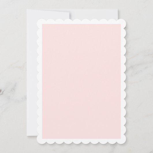 Elegant, sie bindet das Brautparty des Knotens Einladung (Rückseite)