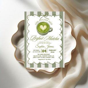 Elegant Sie fand ihre perfekte Matcha-Brautparty Einladung