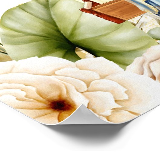 Elegant Sikh Begrüßungszeichen Poster (Ecke)