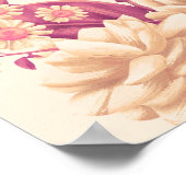 Elegant Sikh Wedding Welcome Sign | Anand Karaj  Poster (Ecke)