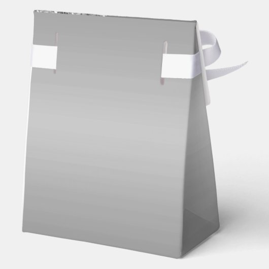 Elegant Silver 100. Geburtstag Geschenkschachtel (Rückseite)